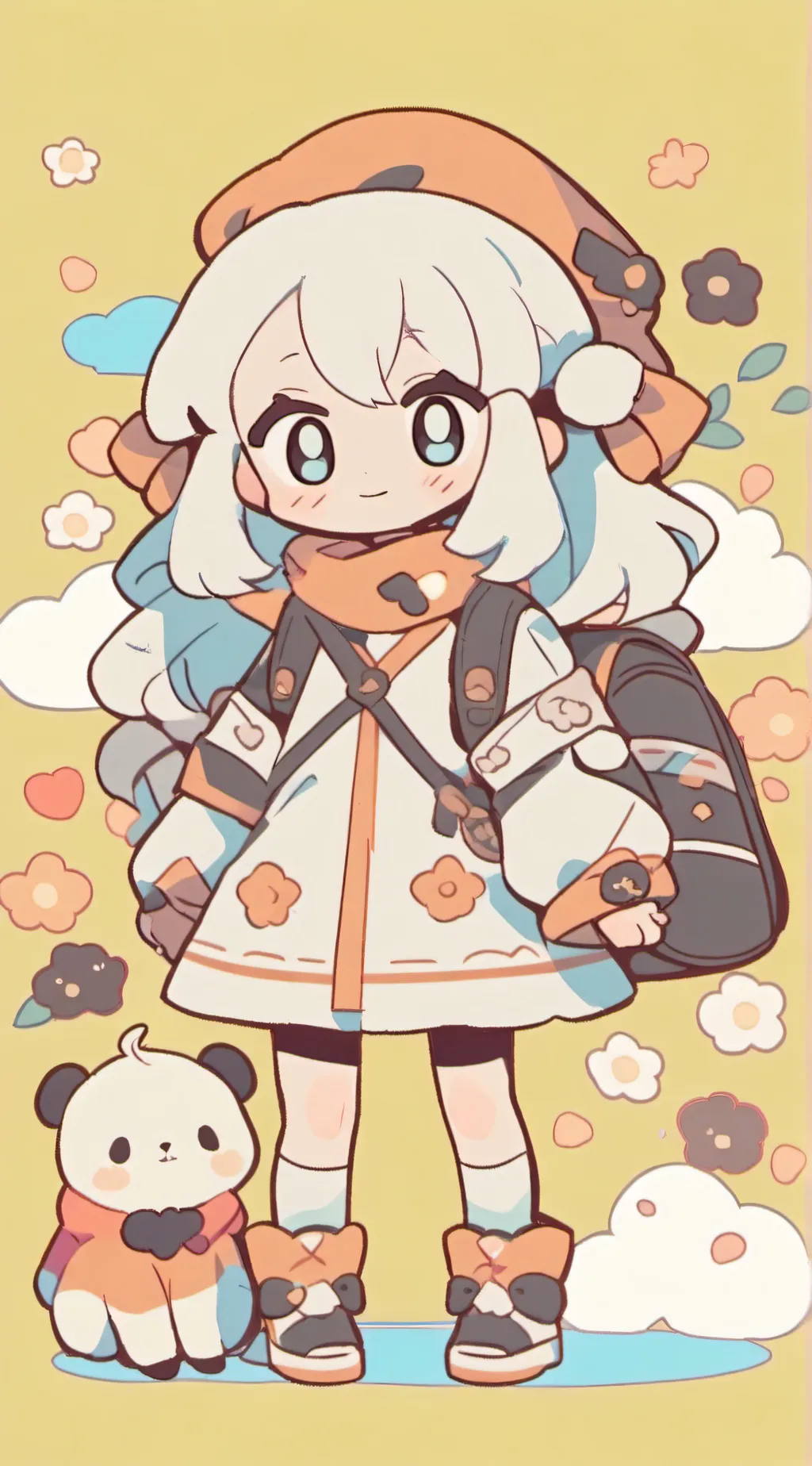 ai character: Sams sleepover background