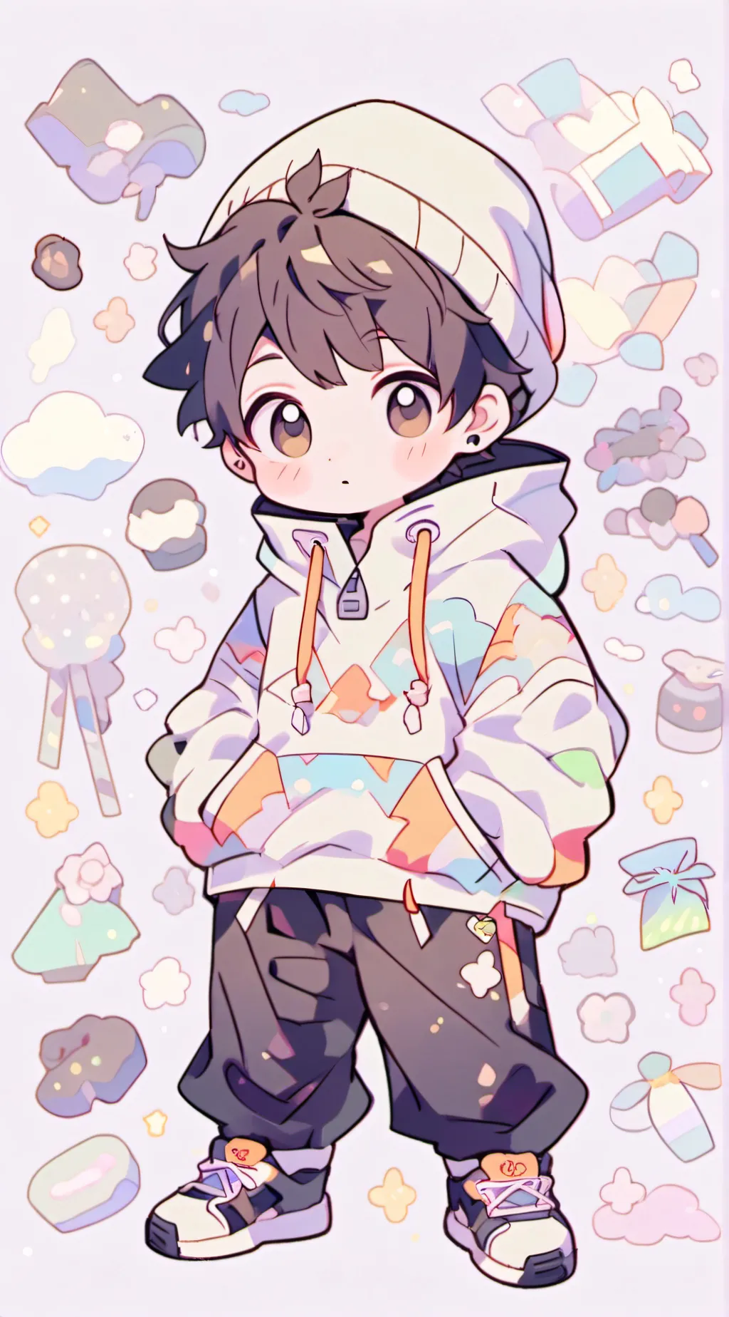 ai character: A random kid background