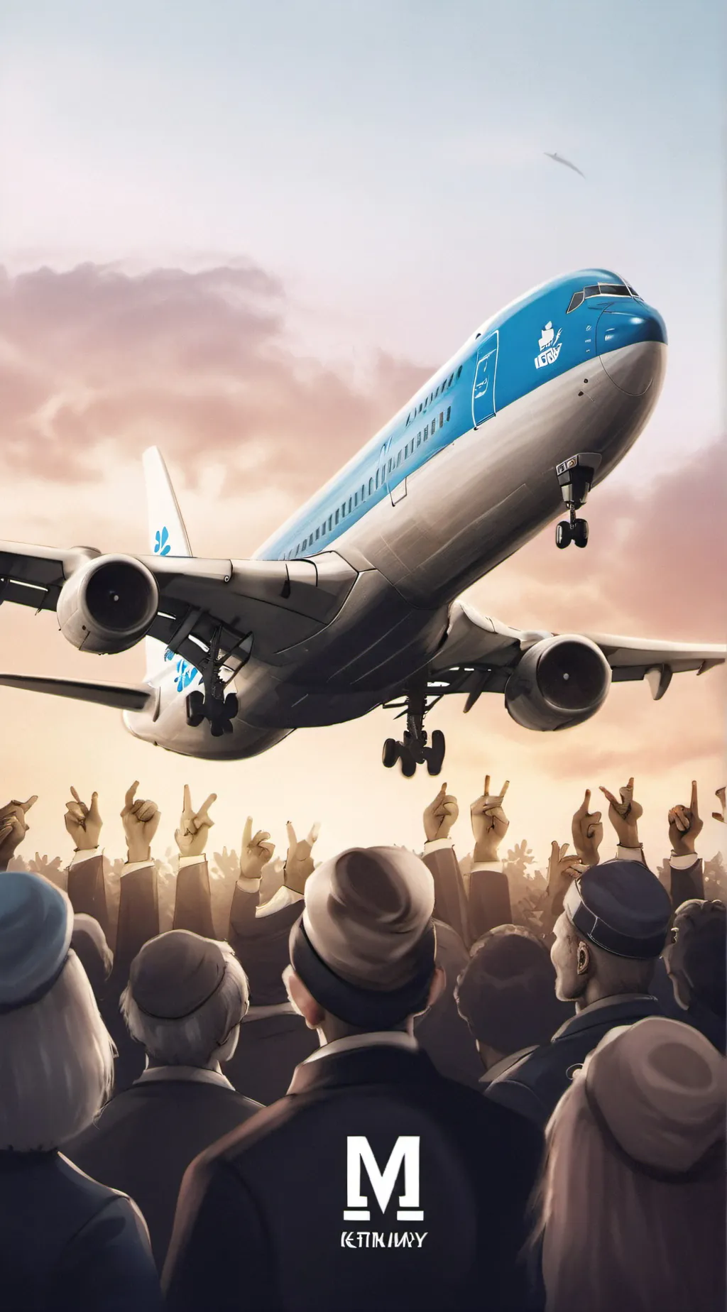 ai character: KLM 🇳🇱 background