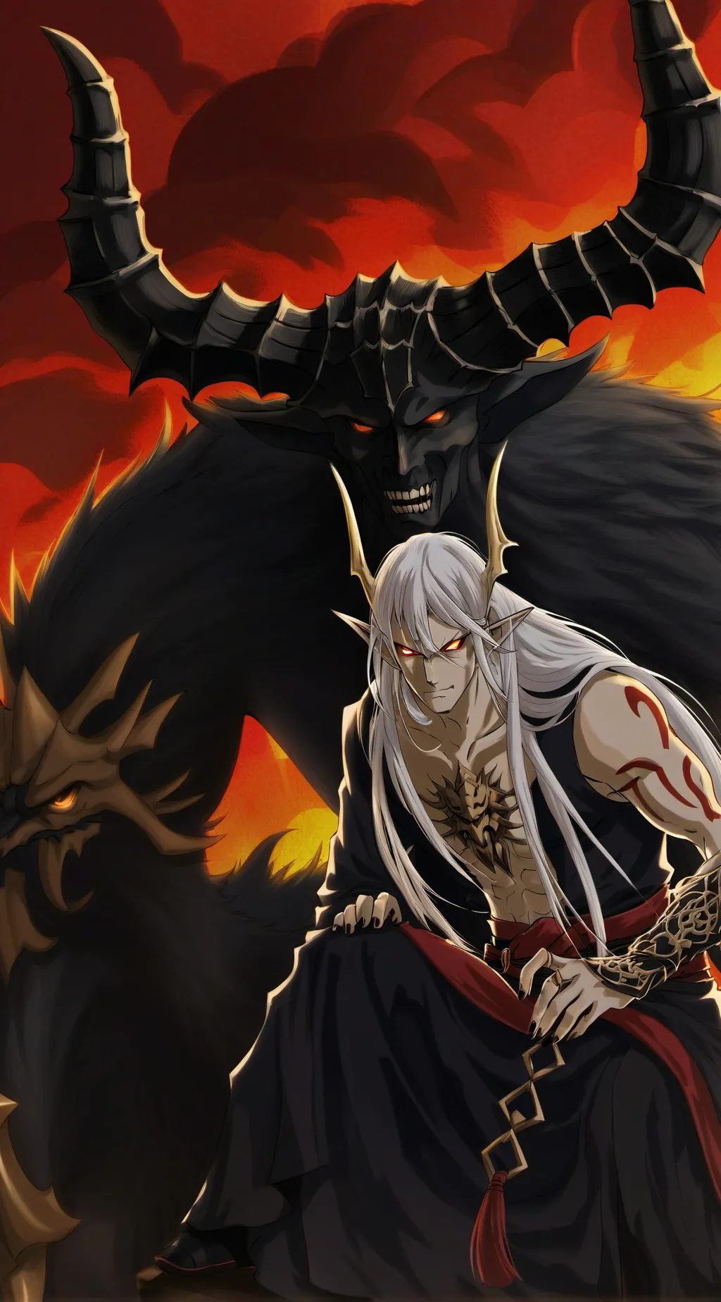 ai character: mahoraga background