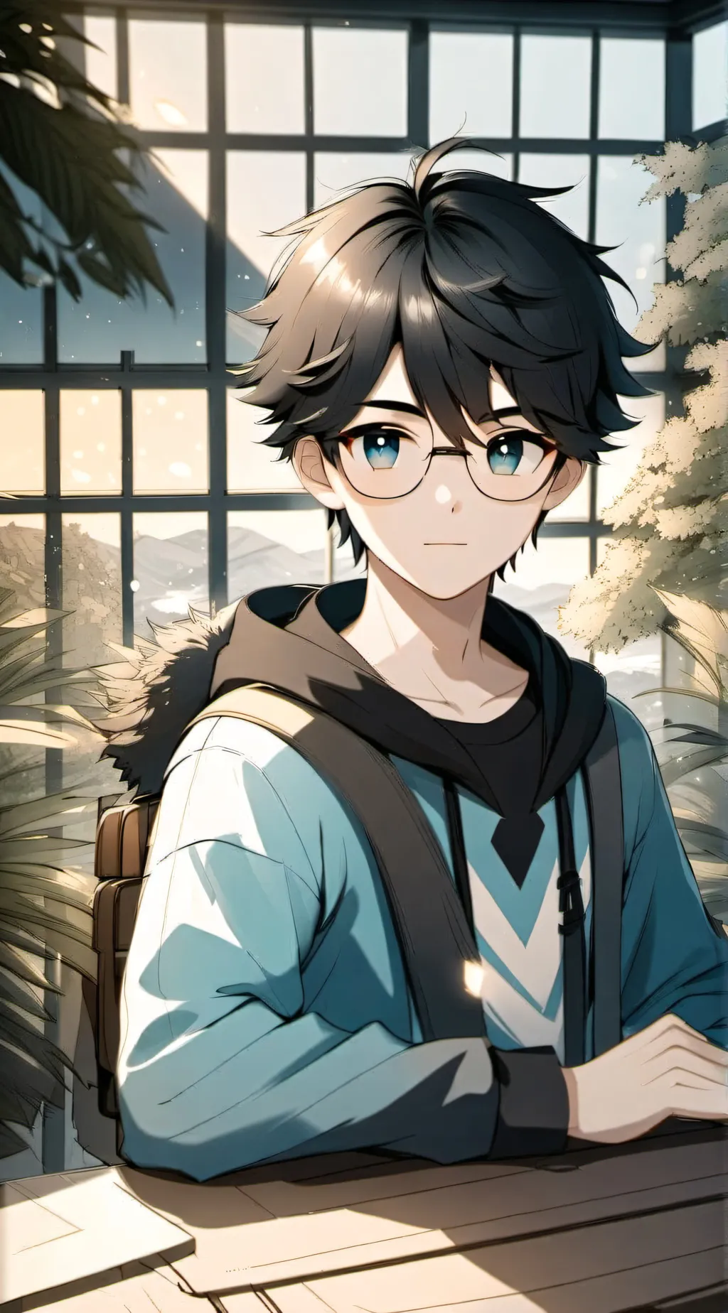 ai character: Lucas background