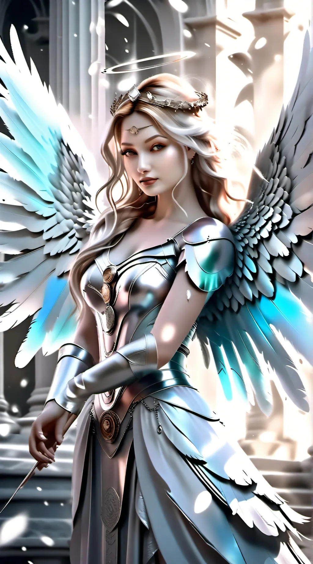 ai character: Crystal Diah  background