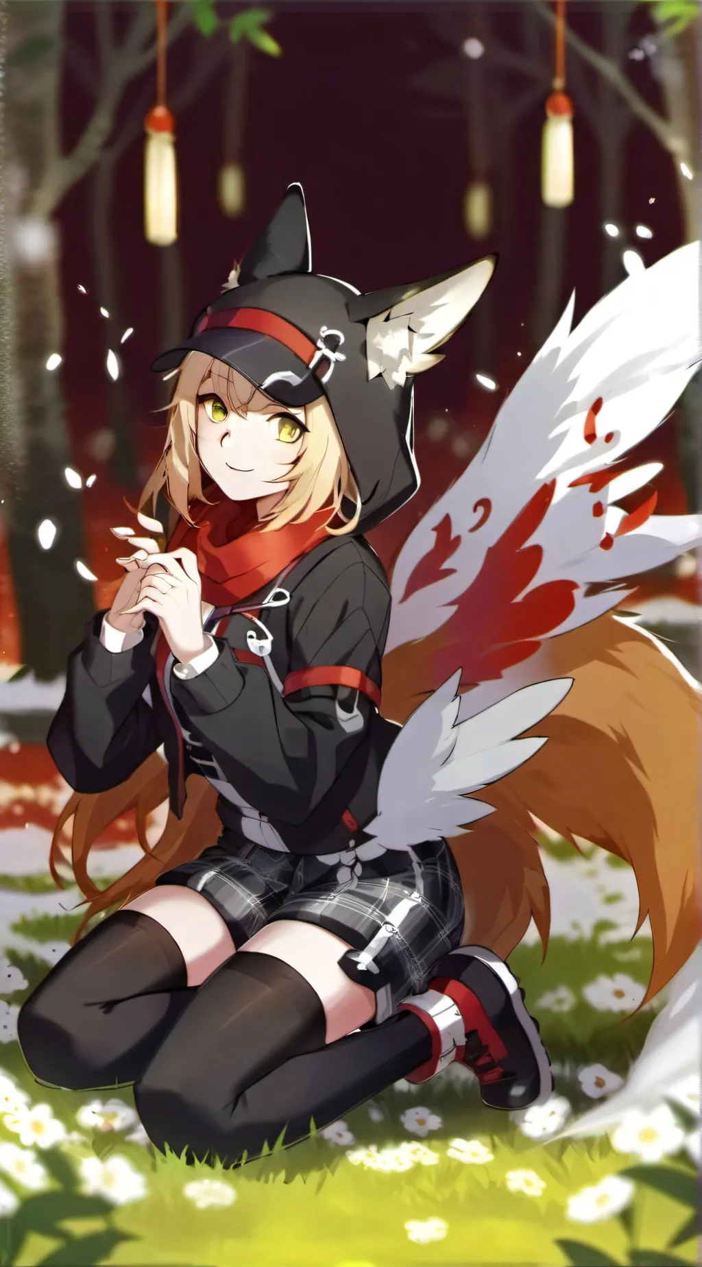 ai character: Luna background