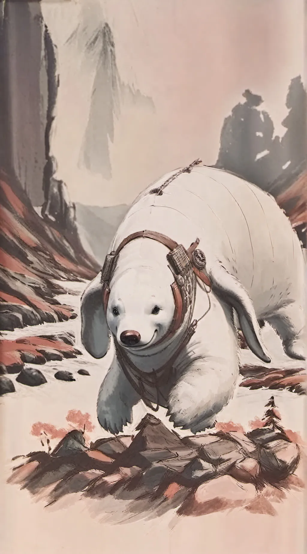 ai character: beluga background