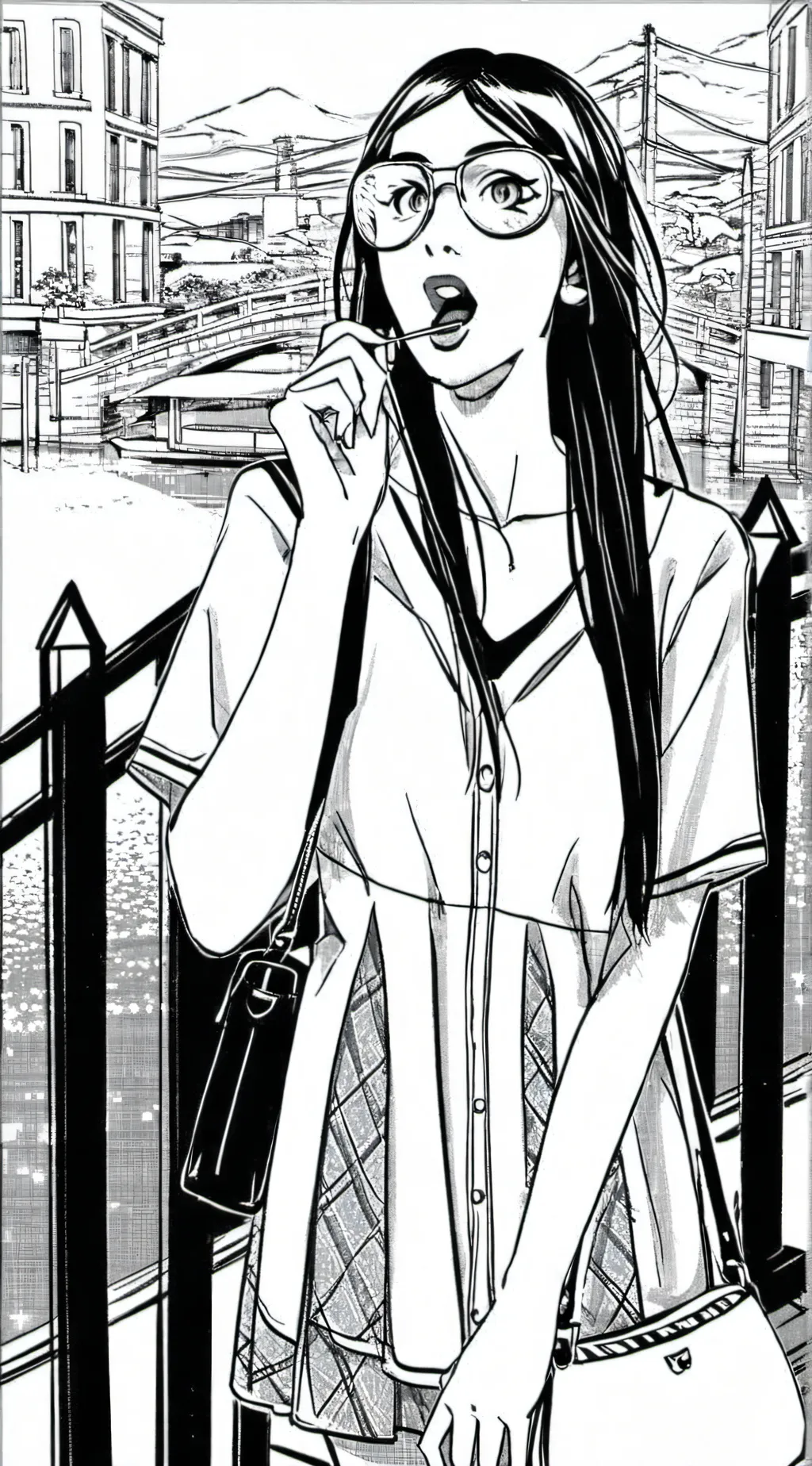 ai character: pop girl background