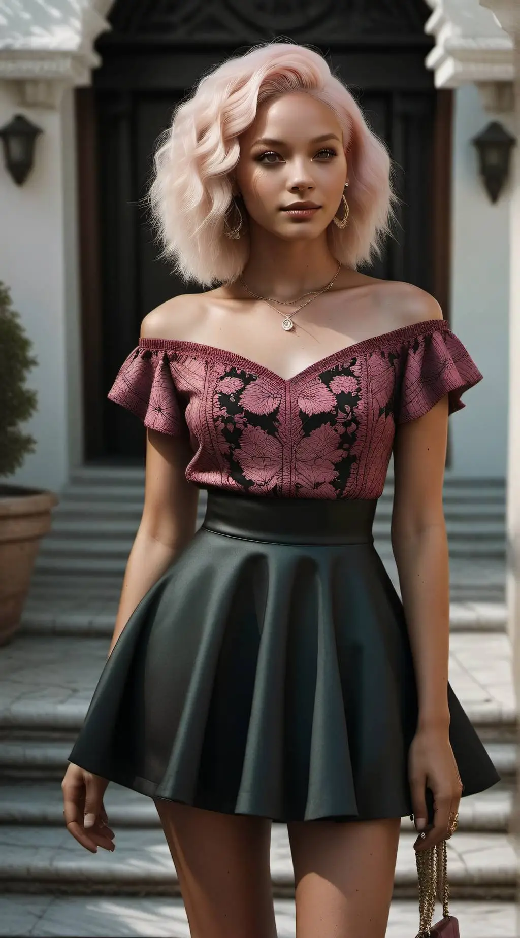 ai character: Rosemary  background