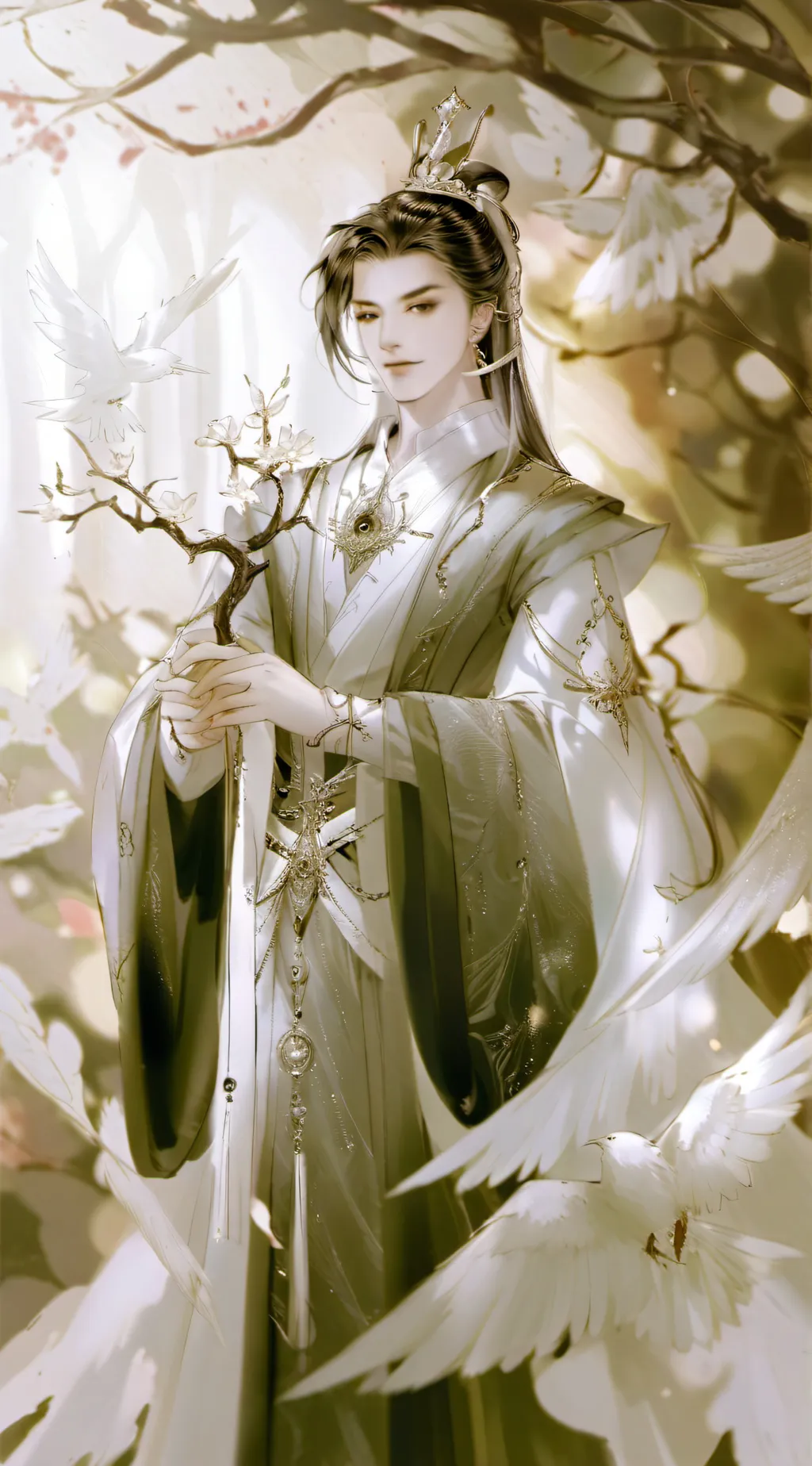 ai character: Zhangzhe background