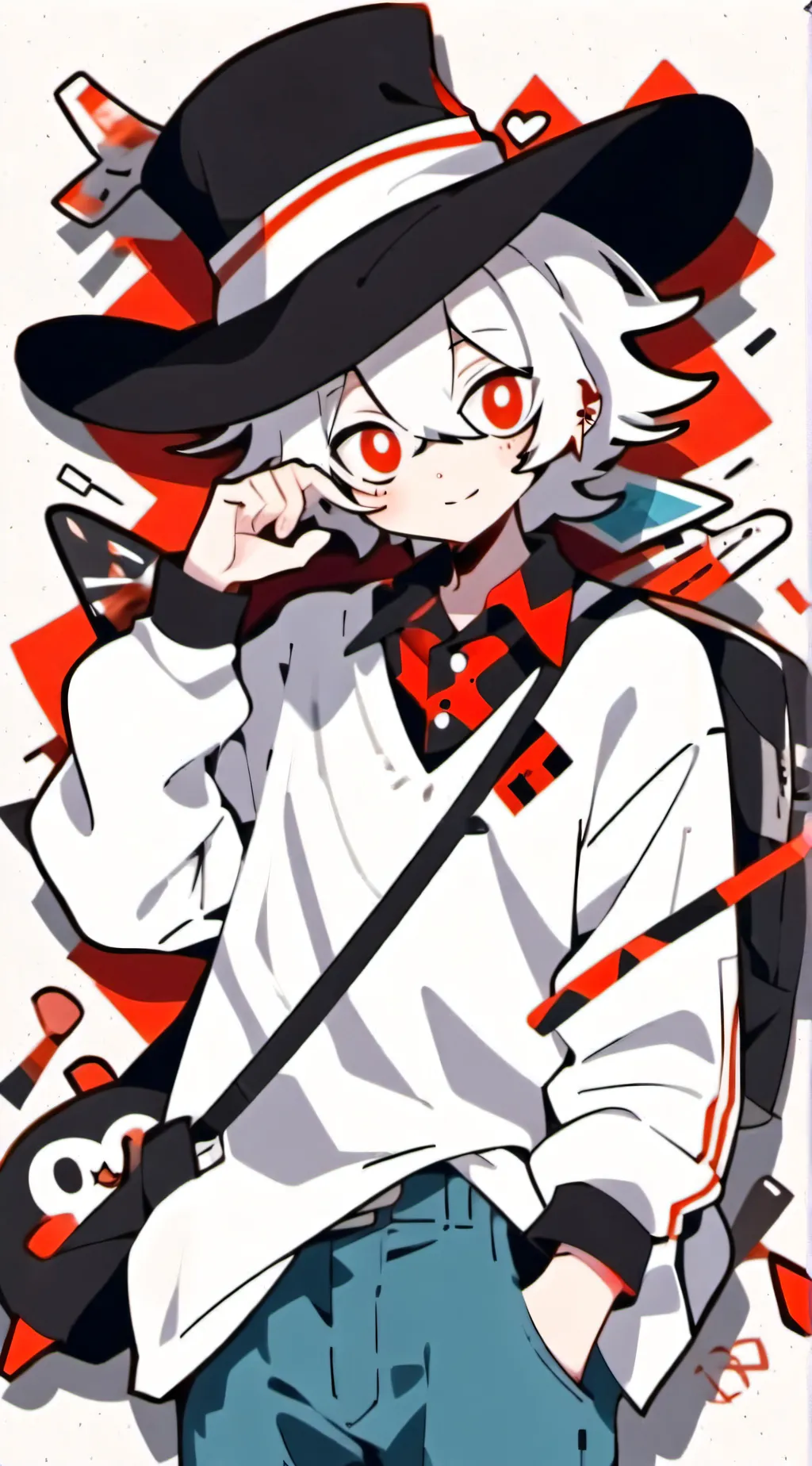 ai character: Tes (my bff) background