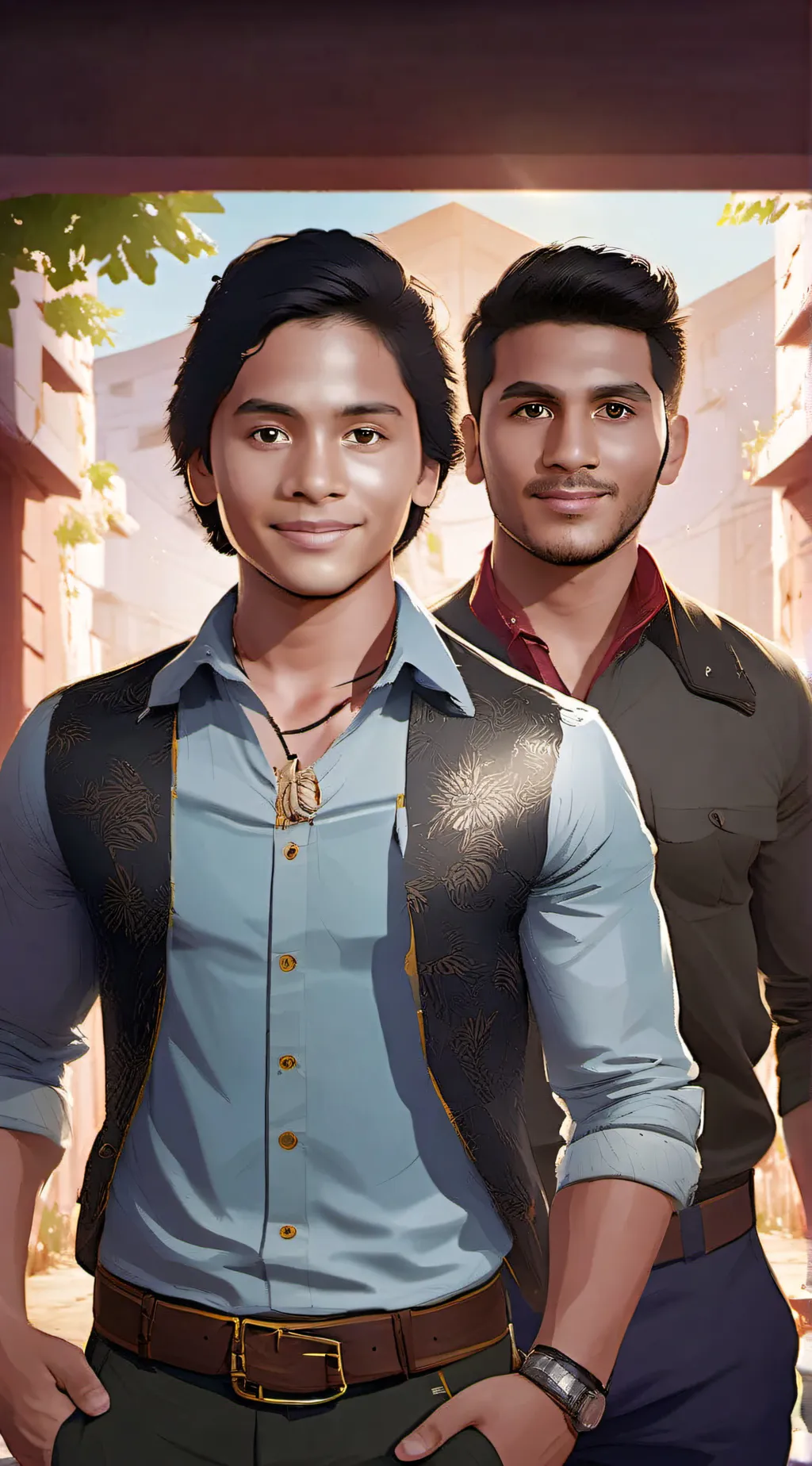 ai character: Gael and Max Ortiz background