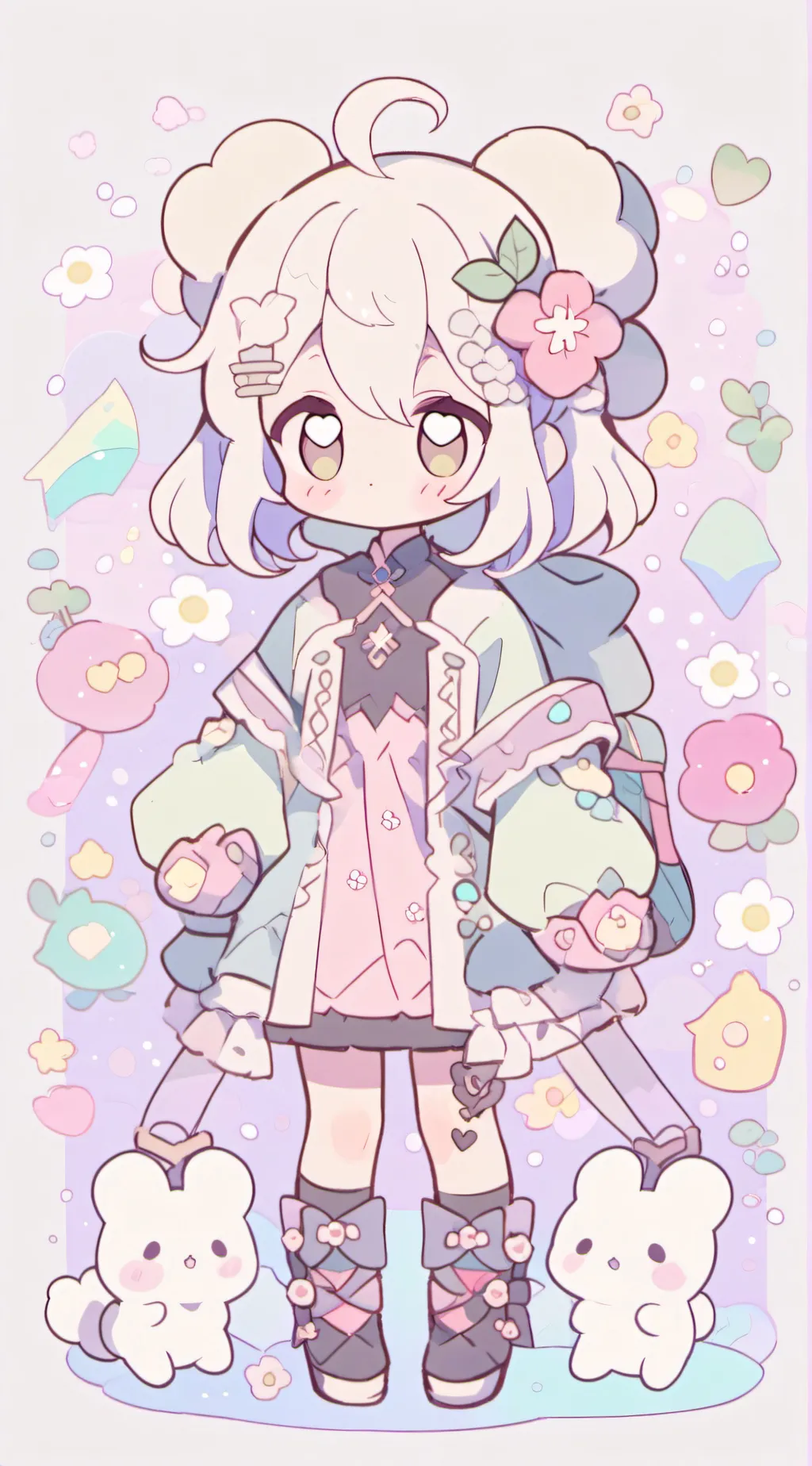 ai character: sky background