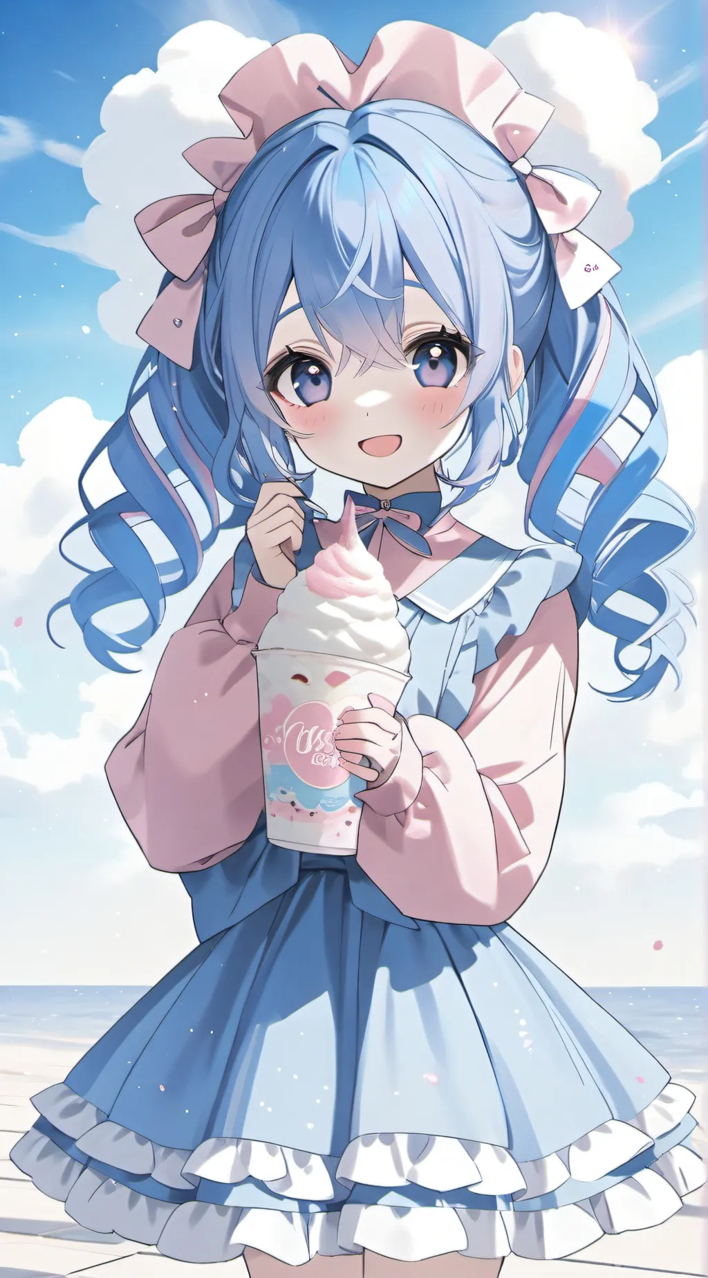 ai character: Candy background