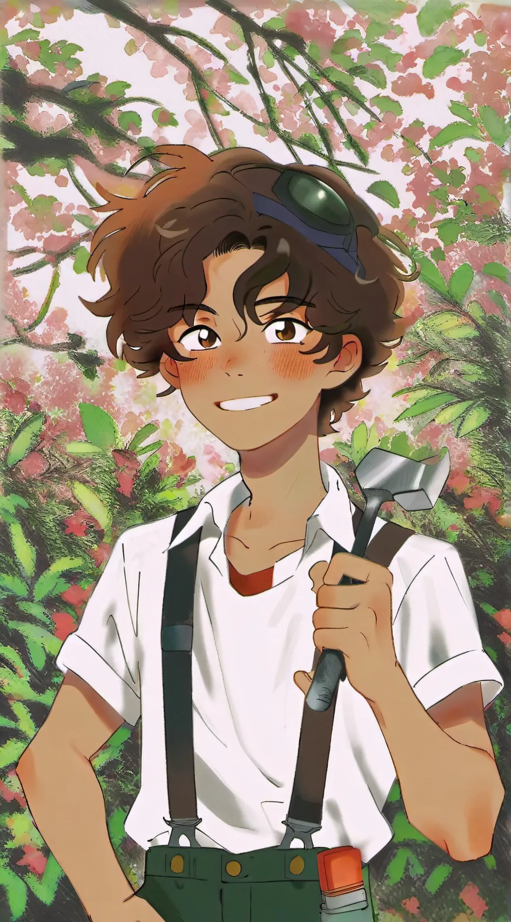 ai character: Leo Valdez  background