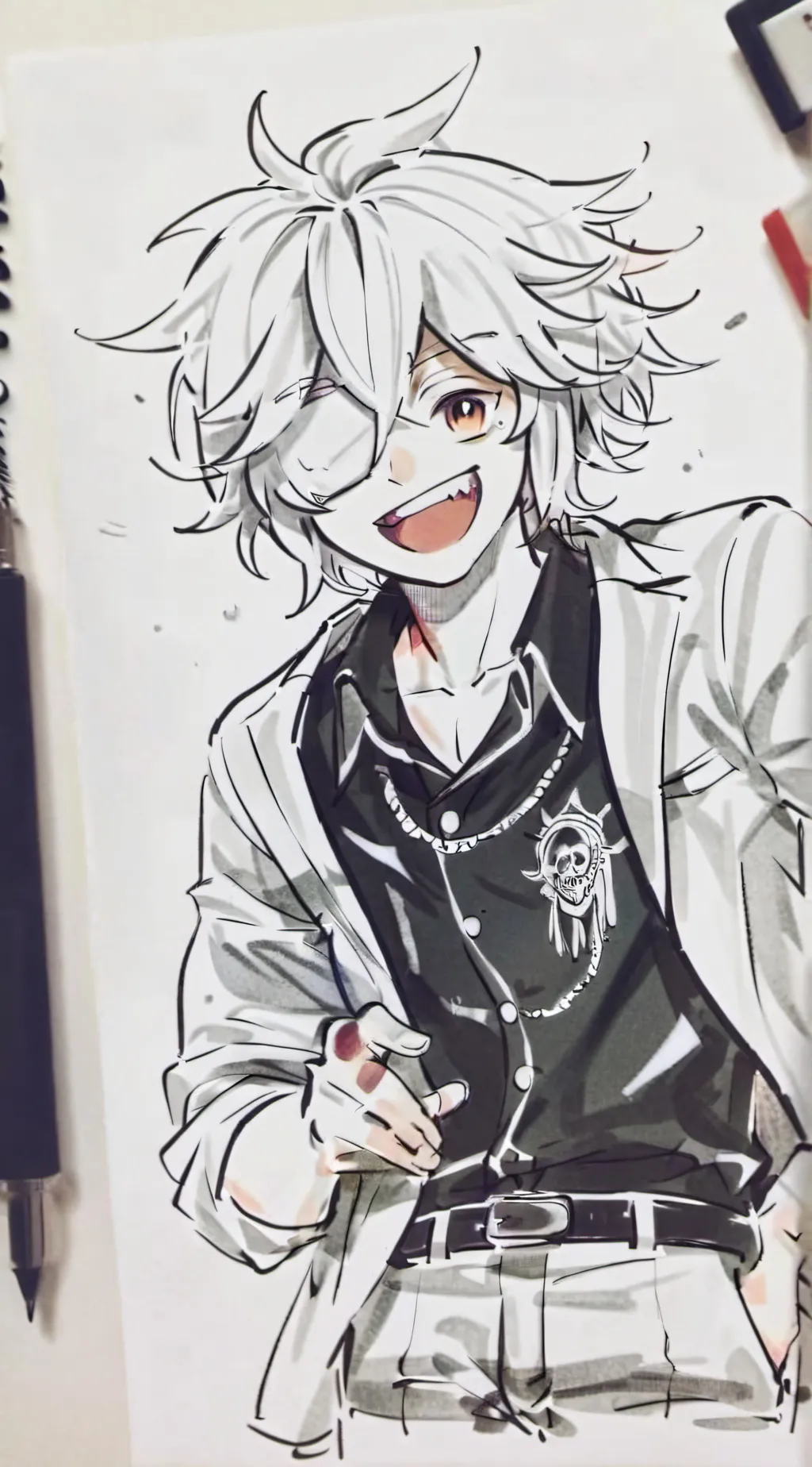 ai character: Oliver  background