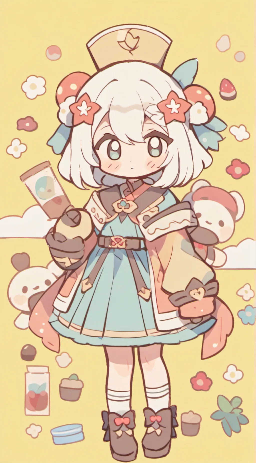 ai character: Addy background