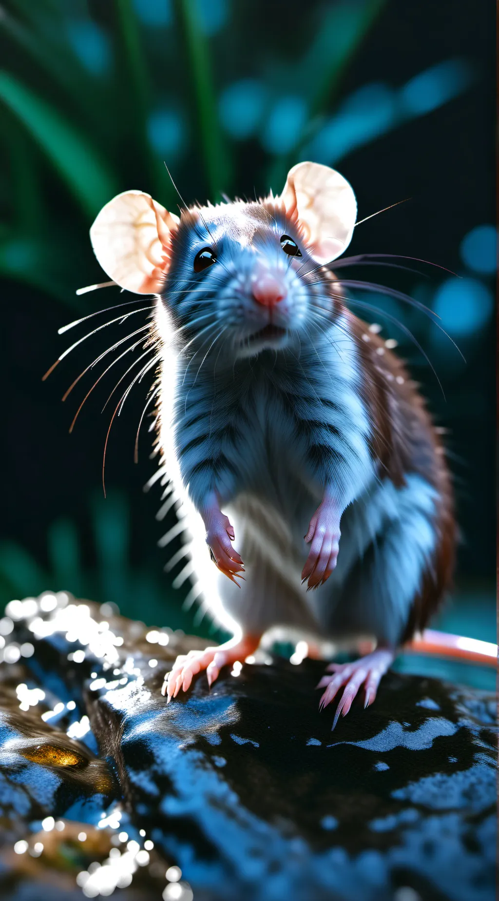 ai character: THE SHART RAT background