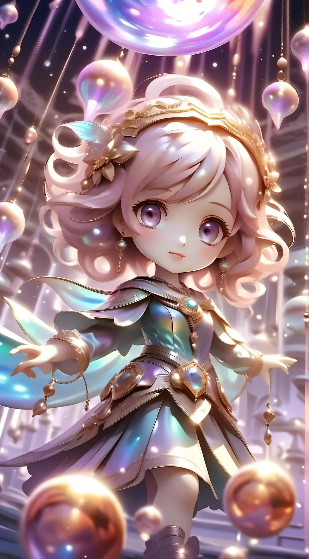 ai character: Luna background
