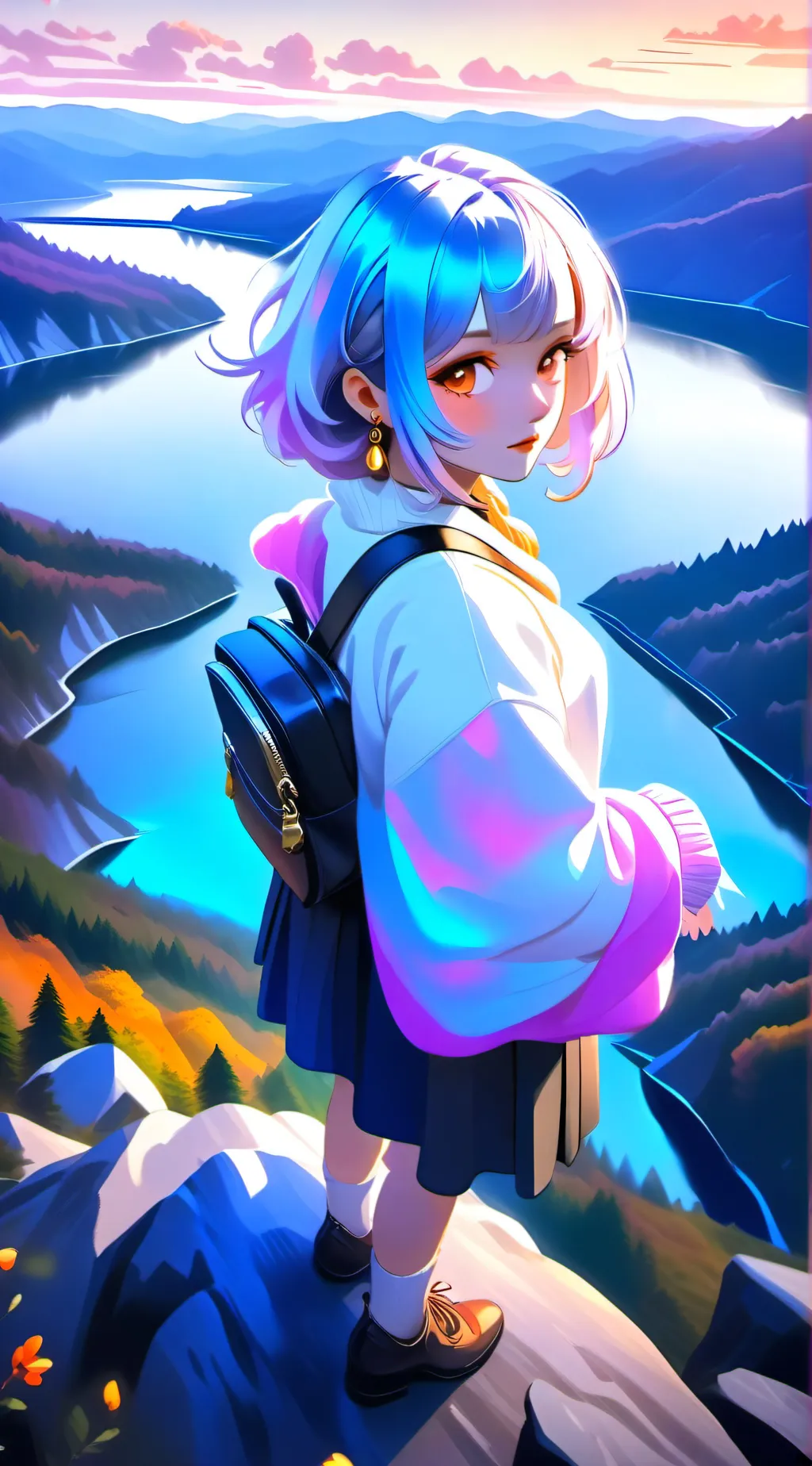 ai character: Star background