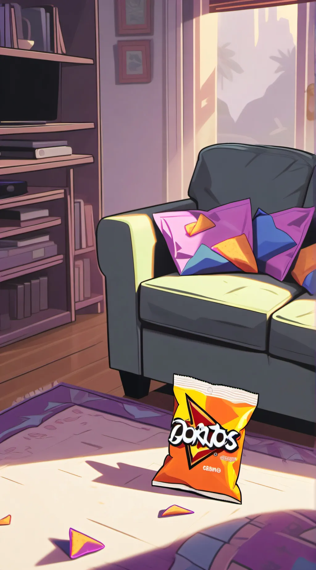 ai character: DORITOS background