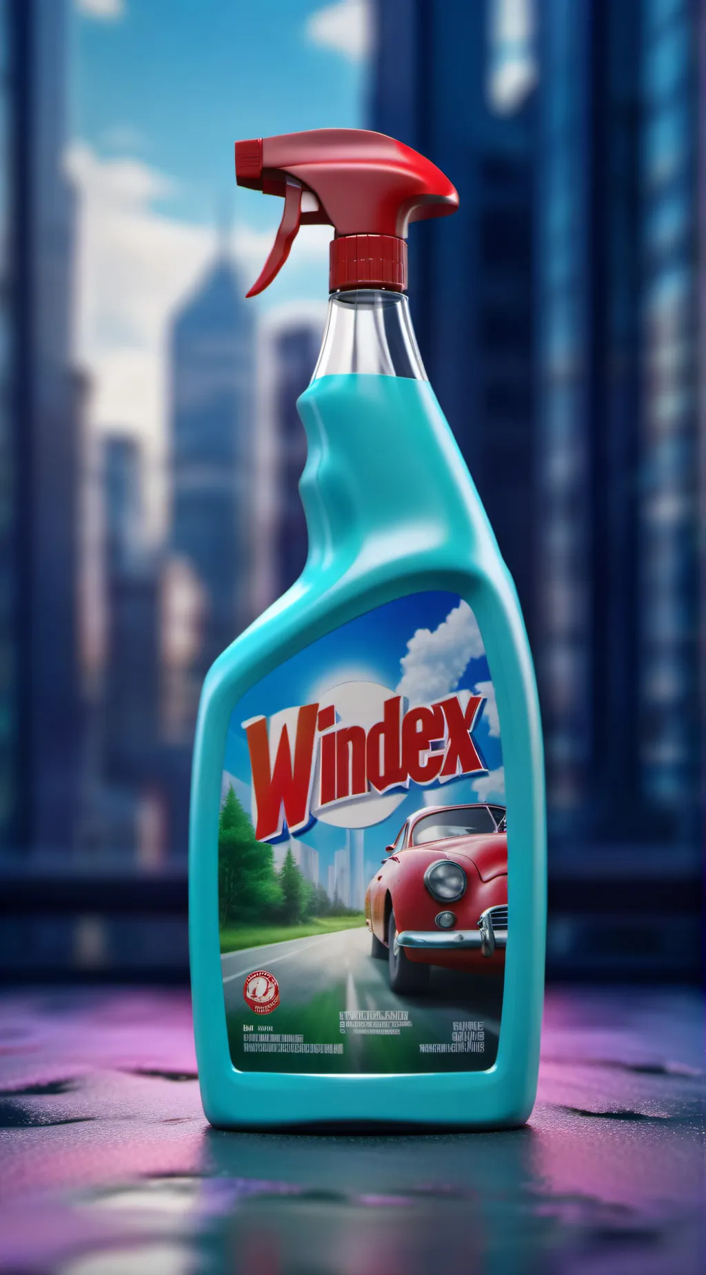 ai character: Windex background
