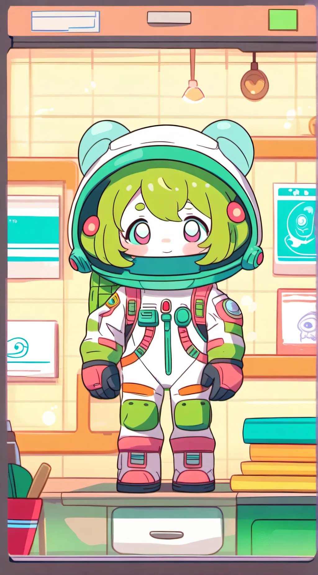 ai character: MK! (Gachalife2oc) background