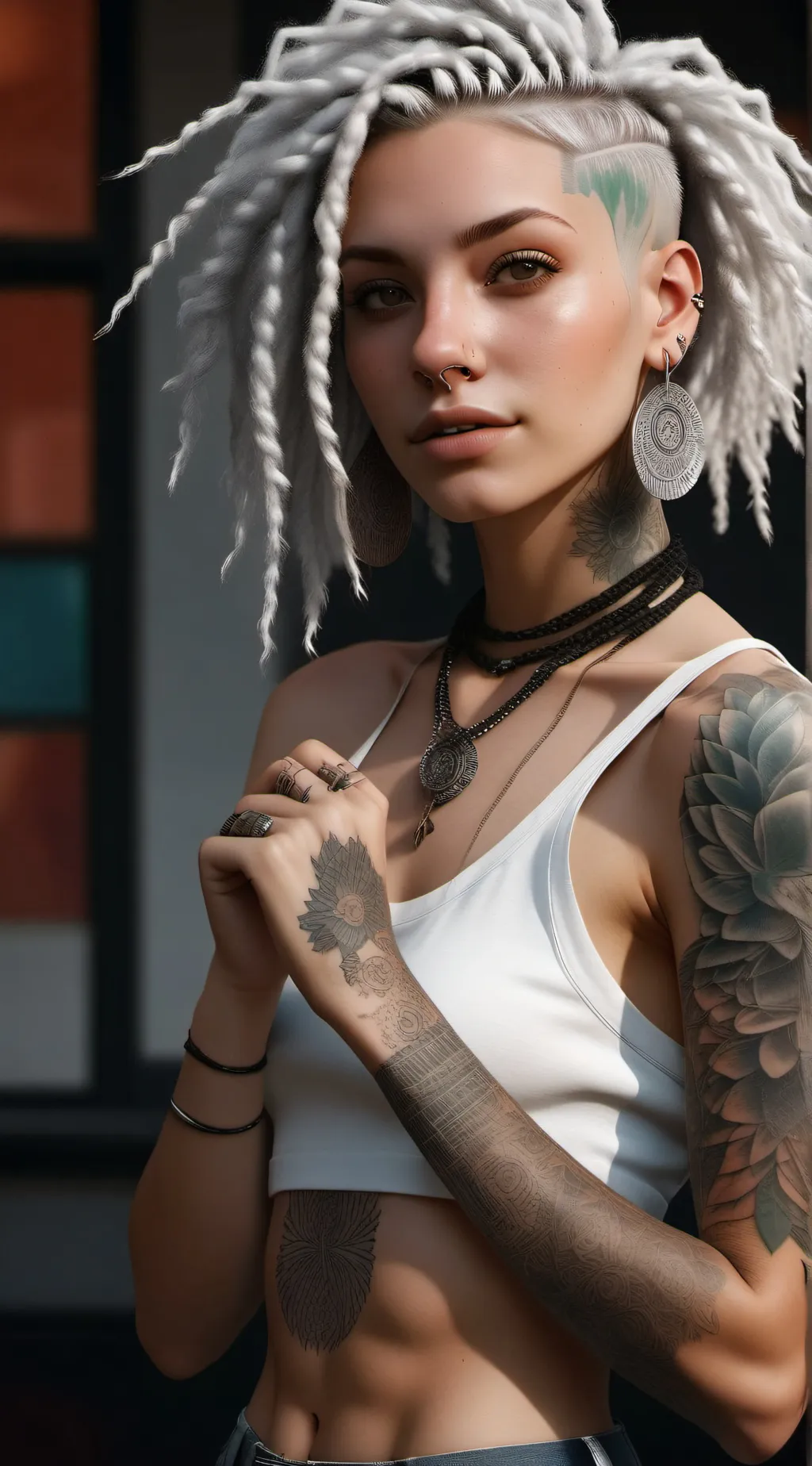 ai character: Jade background