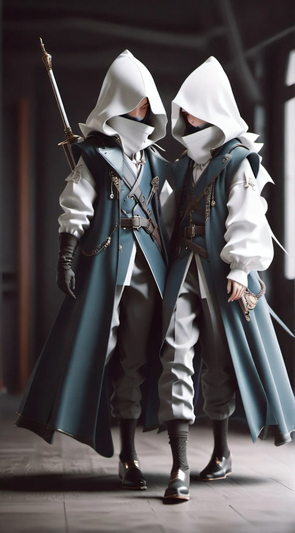 ai character: lily and Hannah  background