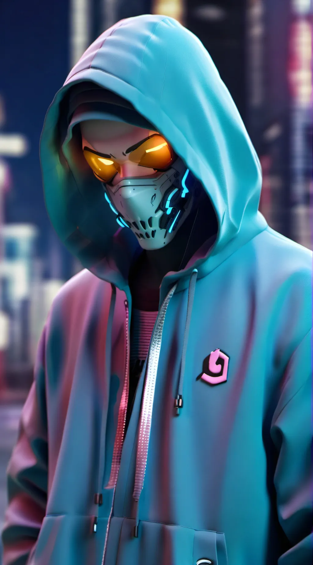 ai character: HACKER background