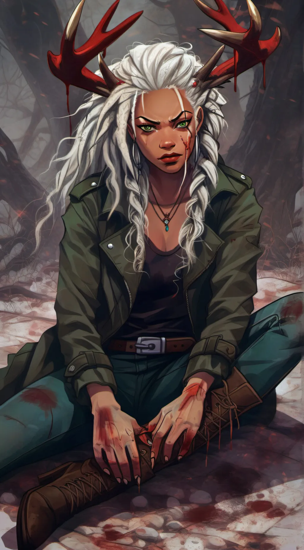 ai character: Skye  background