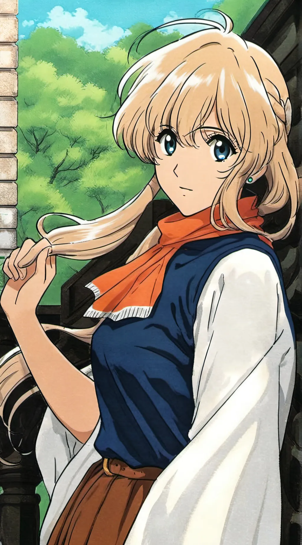 ai character: Stacy background