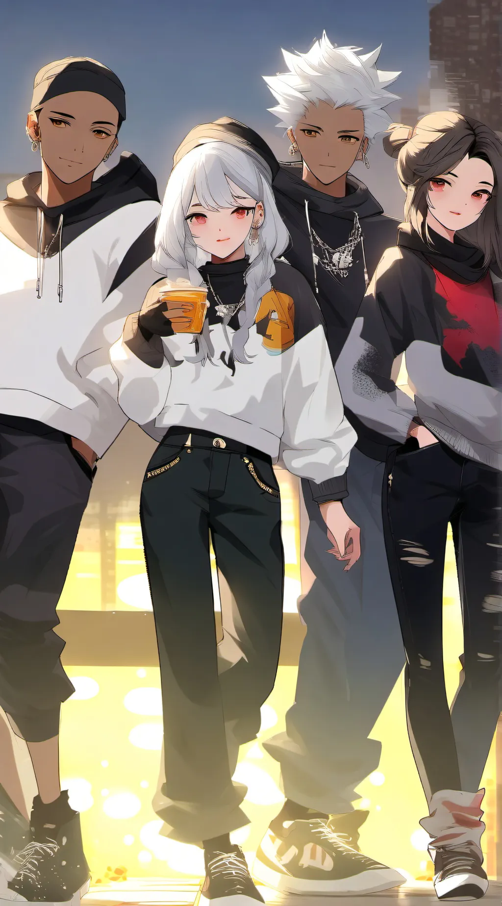 ai character: Cash and Nico background