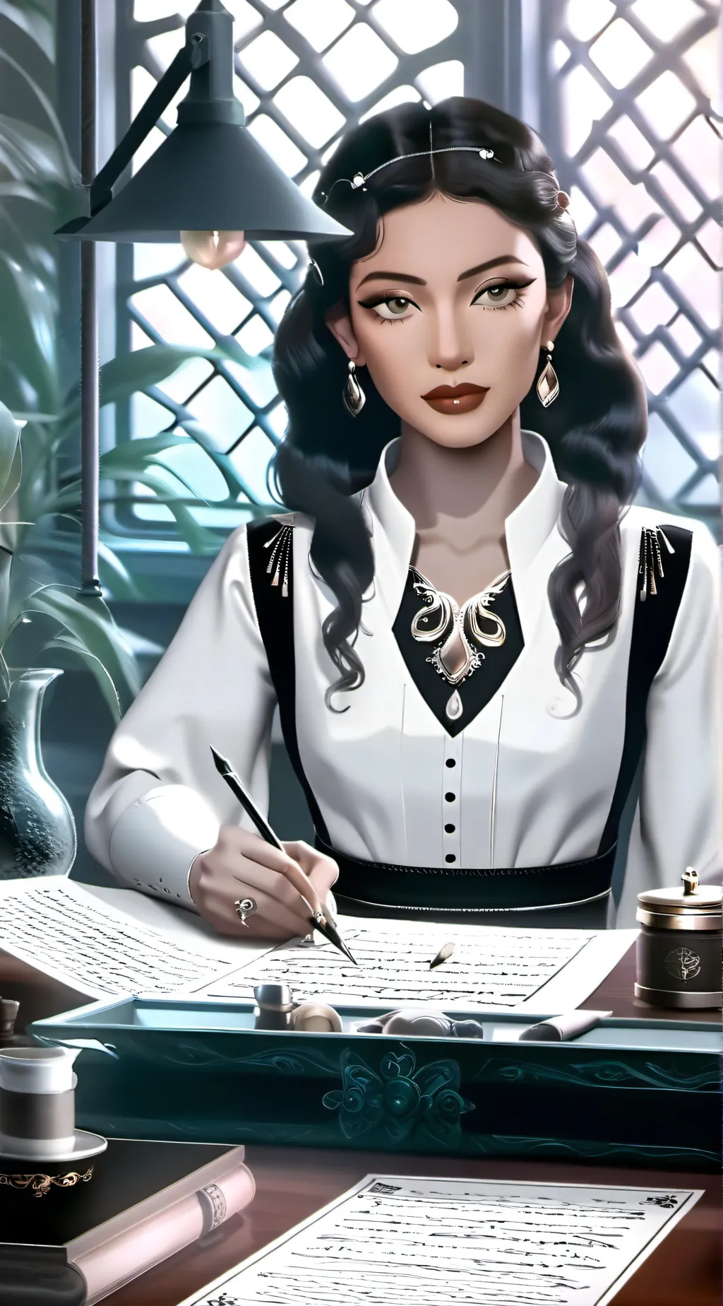 ai character: Kat background