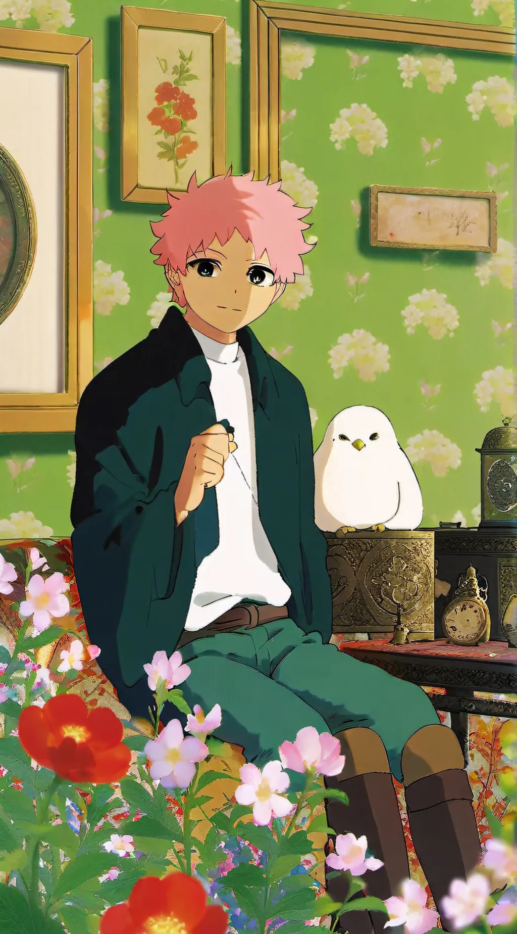 ai character: Dogday sunfish uwu background