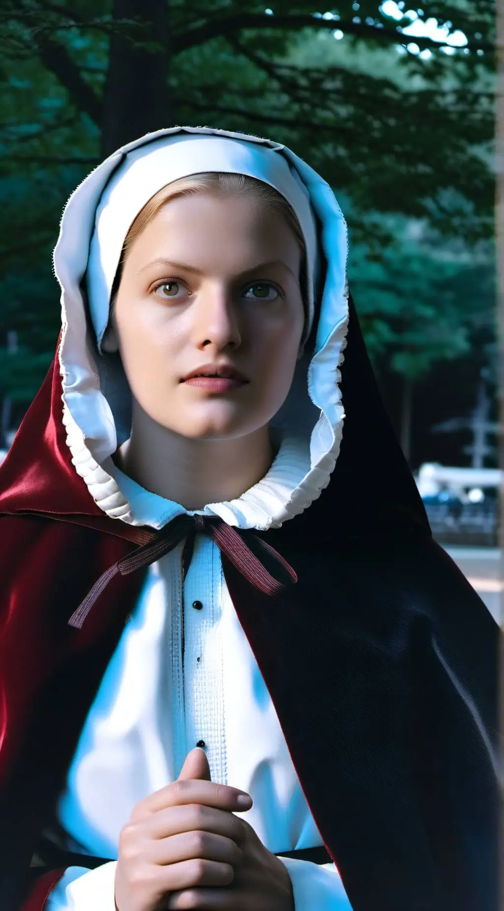 ai character: June Osborne background