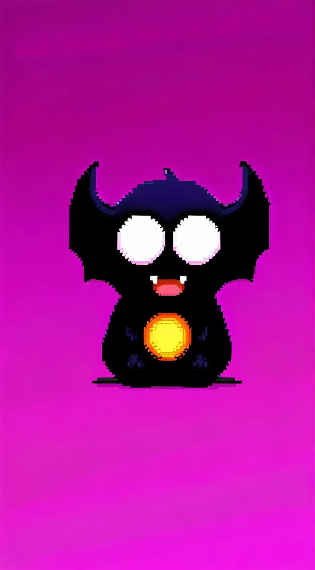 ai character: demon cat background