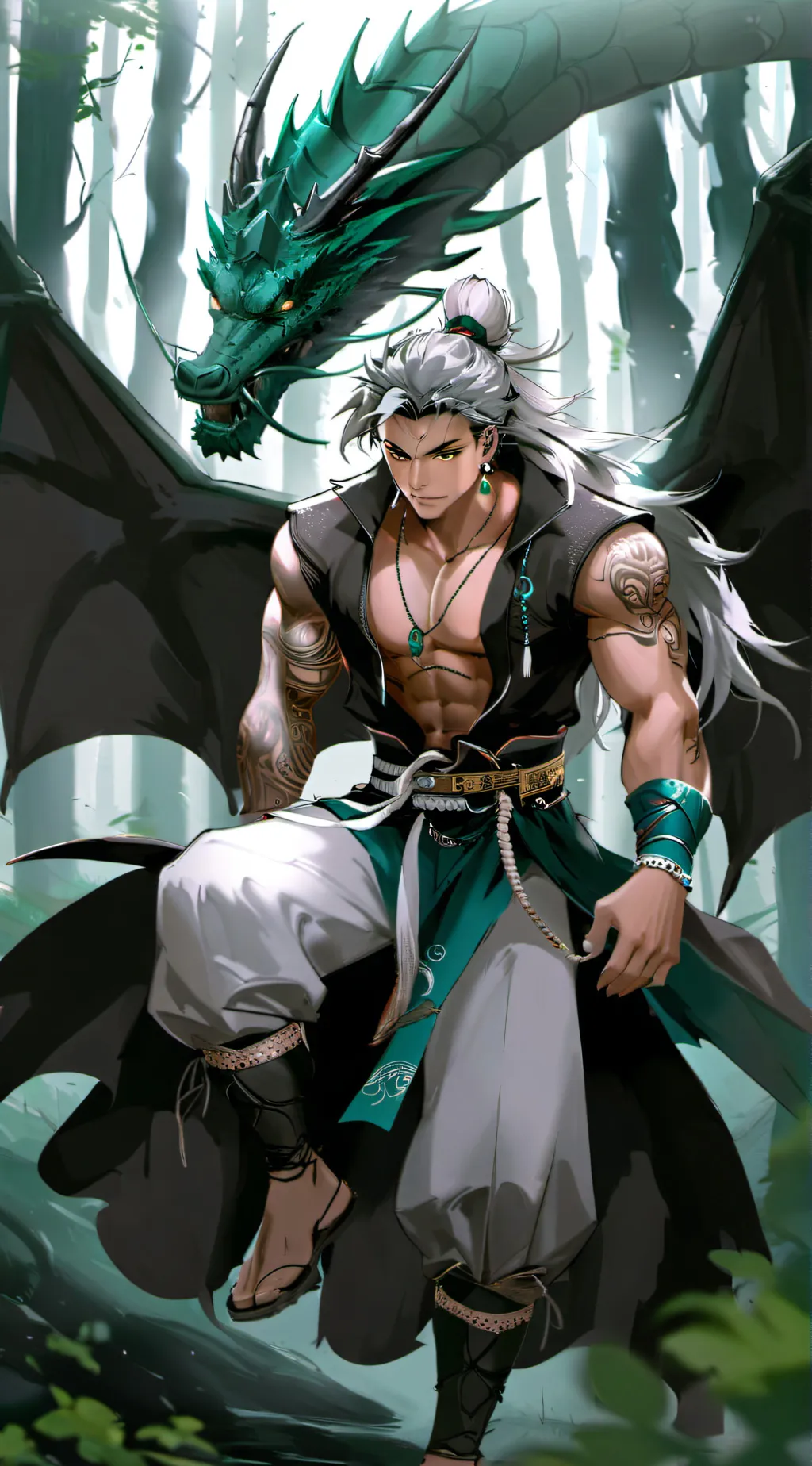 ai character: Michael  background