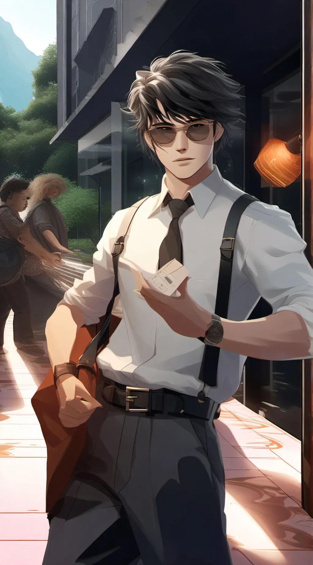 ai character: Kayden background