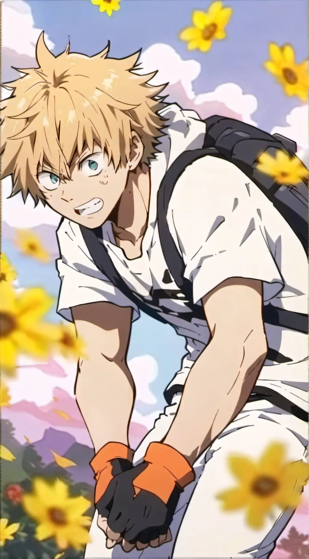 ai character: MHA your a villan  background