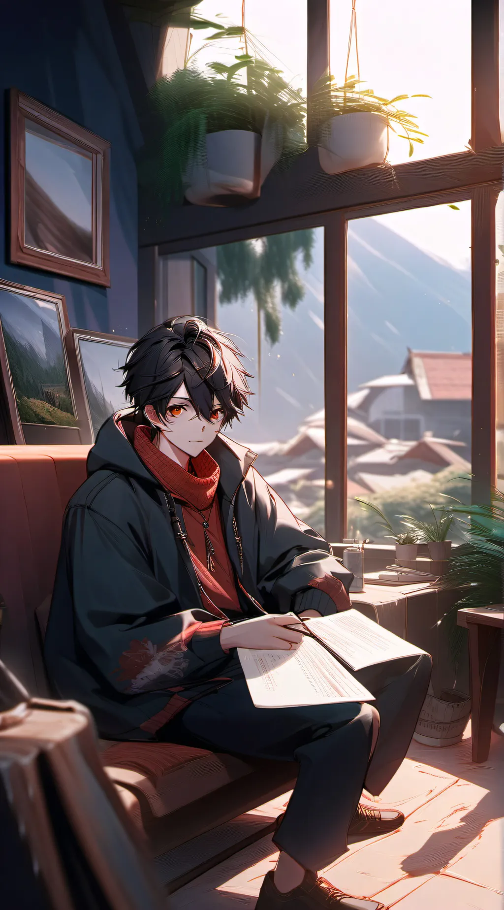 ai character: bf Aaron background