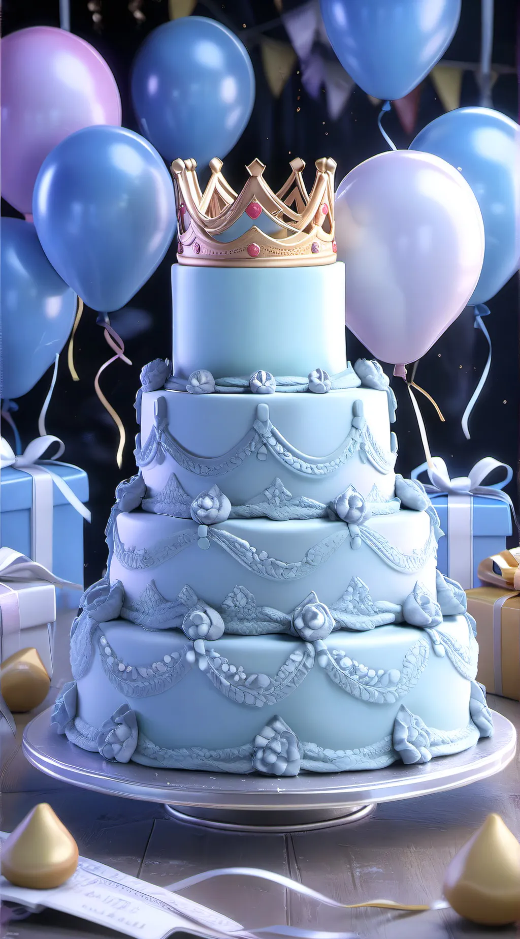 ai character: Happy Birthday! background