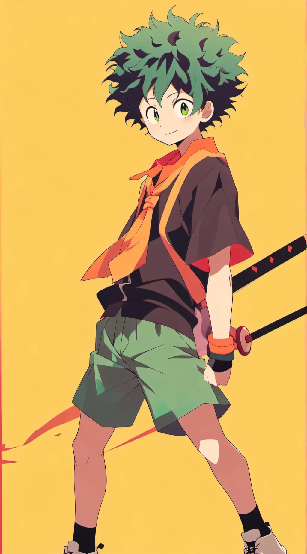 ai character: Mha pool background