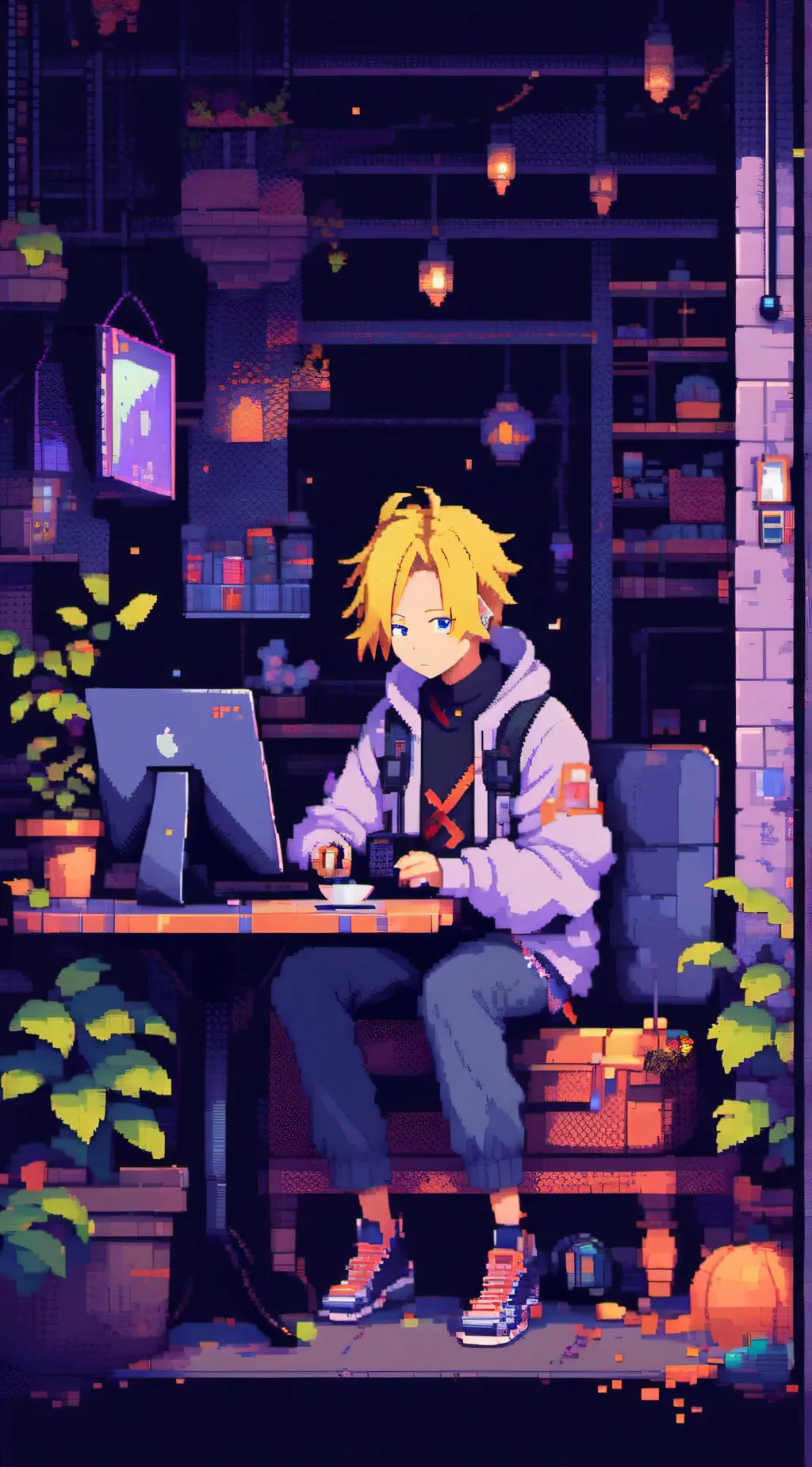 ai character: ꧁Denki꧂ background