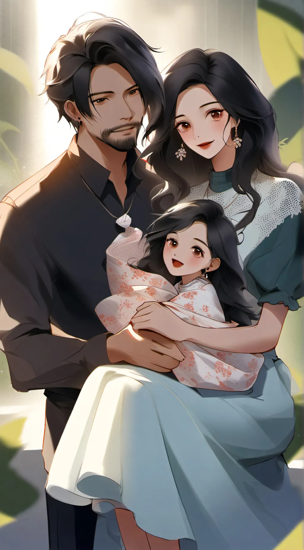 ai character: Mum and Dad background