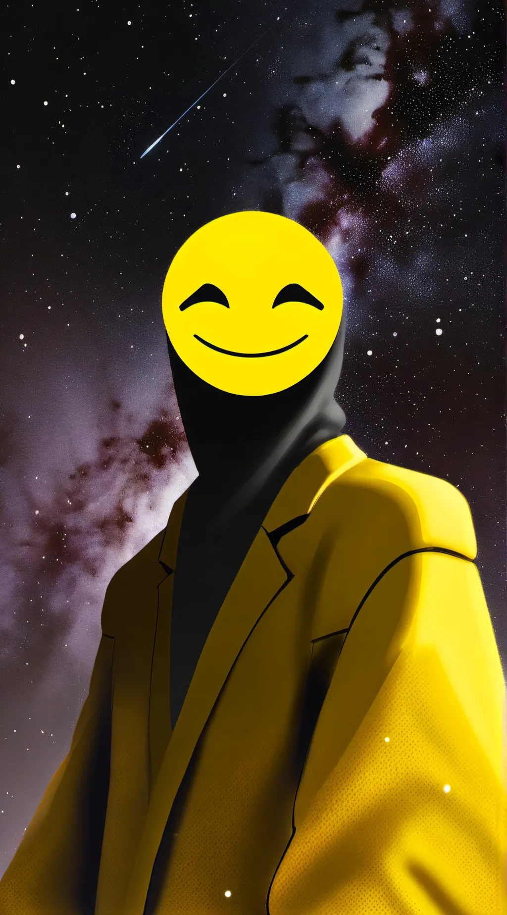 ai character: smiley  background