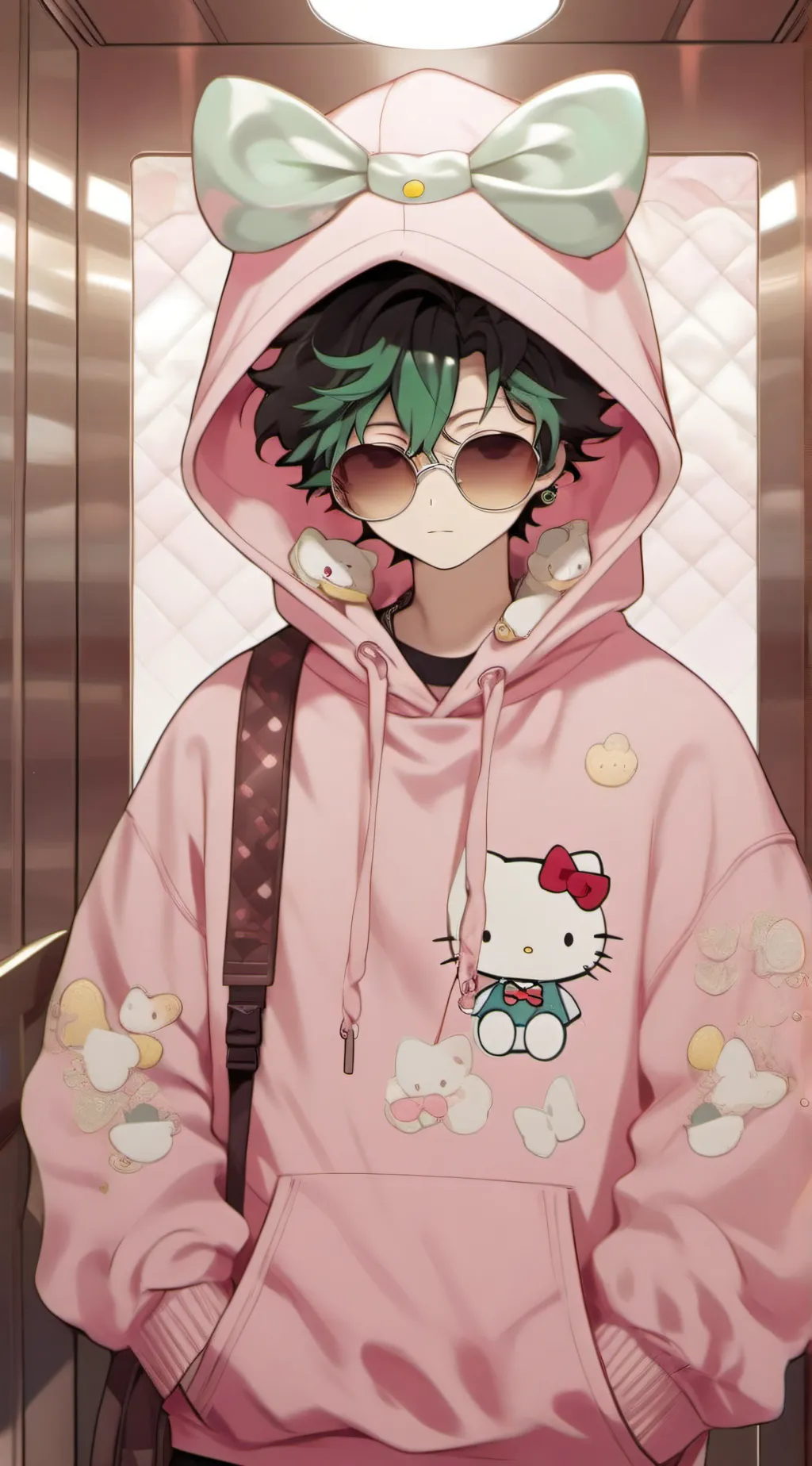 ai character: Deku(But straight) background