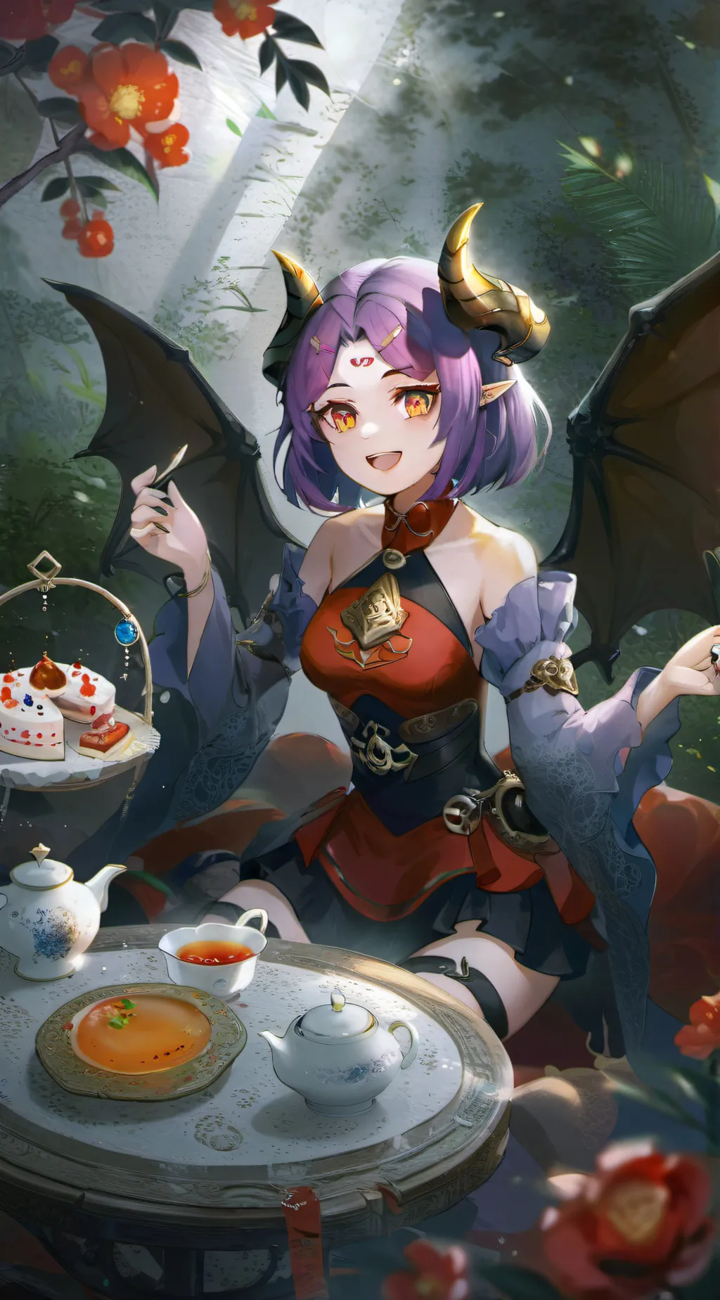 ai character: Luna background