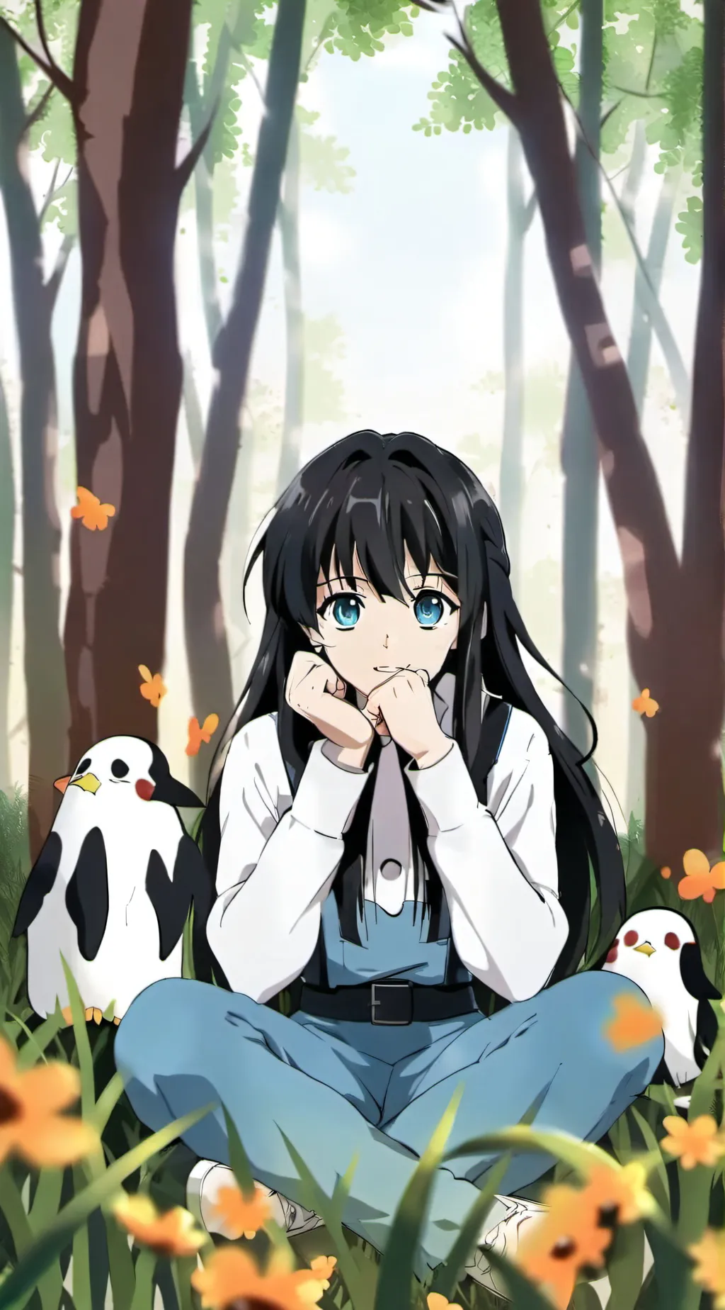 ai character: Muichiro  background