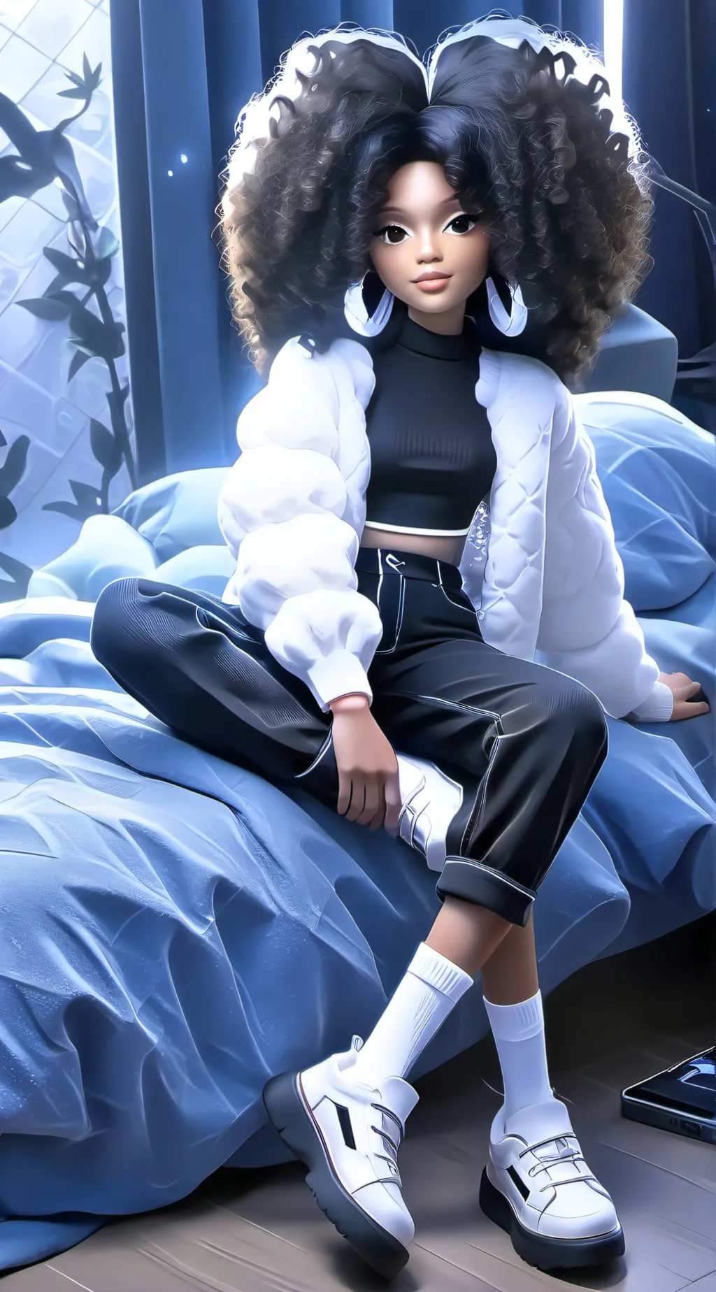 ai character: Nylah (me irl) background