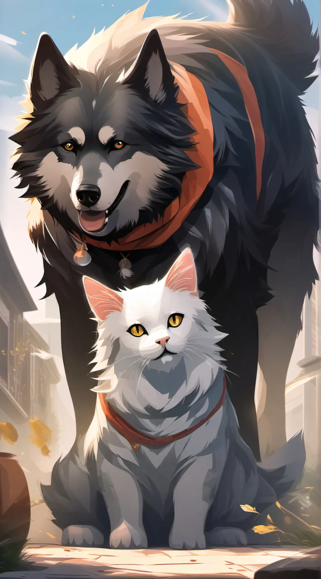 ai character: Only no once  background