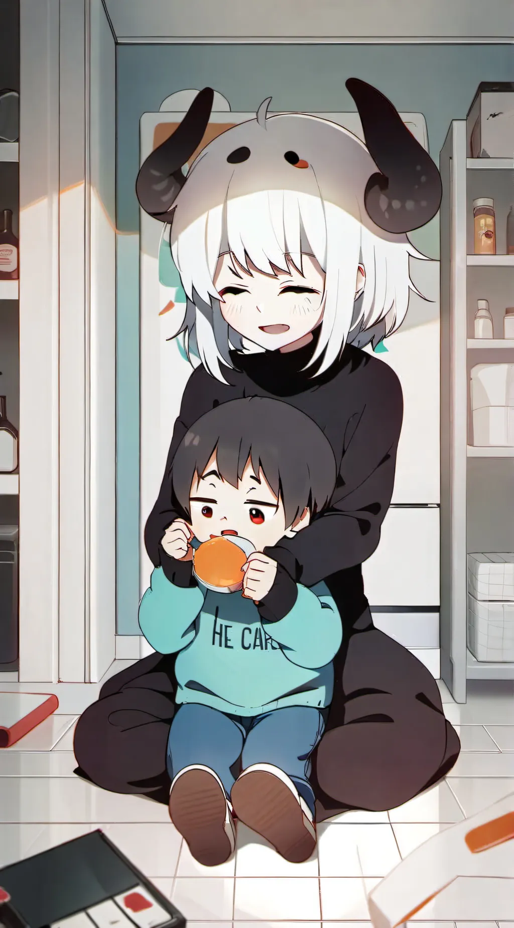 ai character: Miss circle mom background