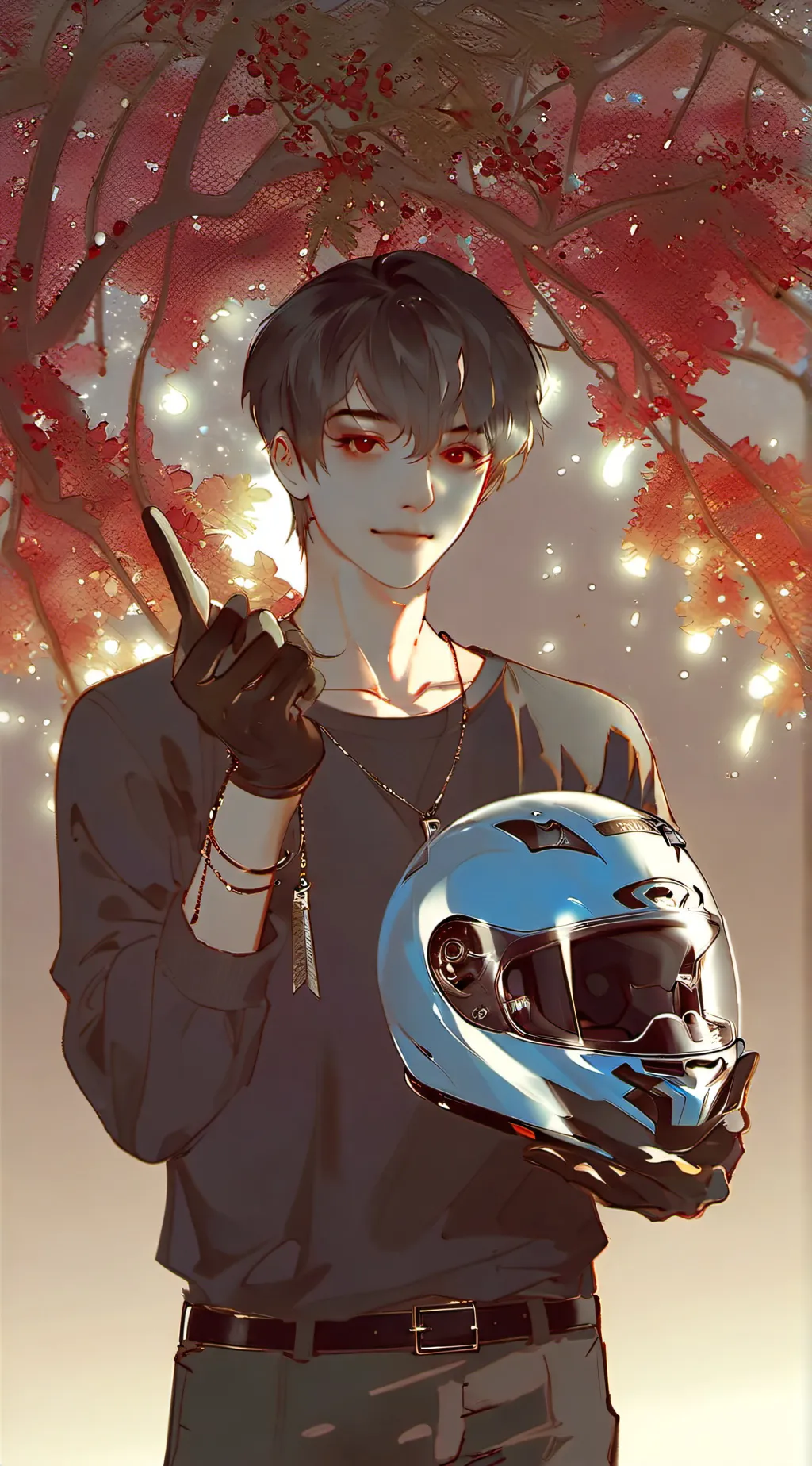 ai character: Leo♥︎ background